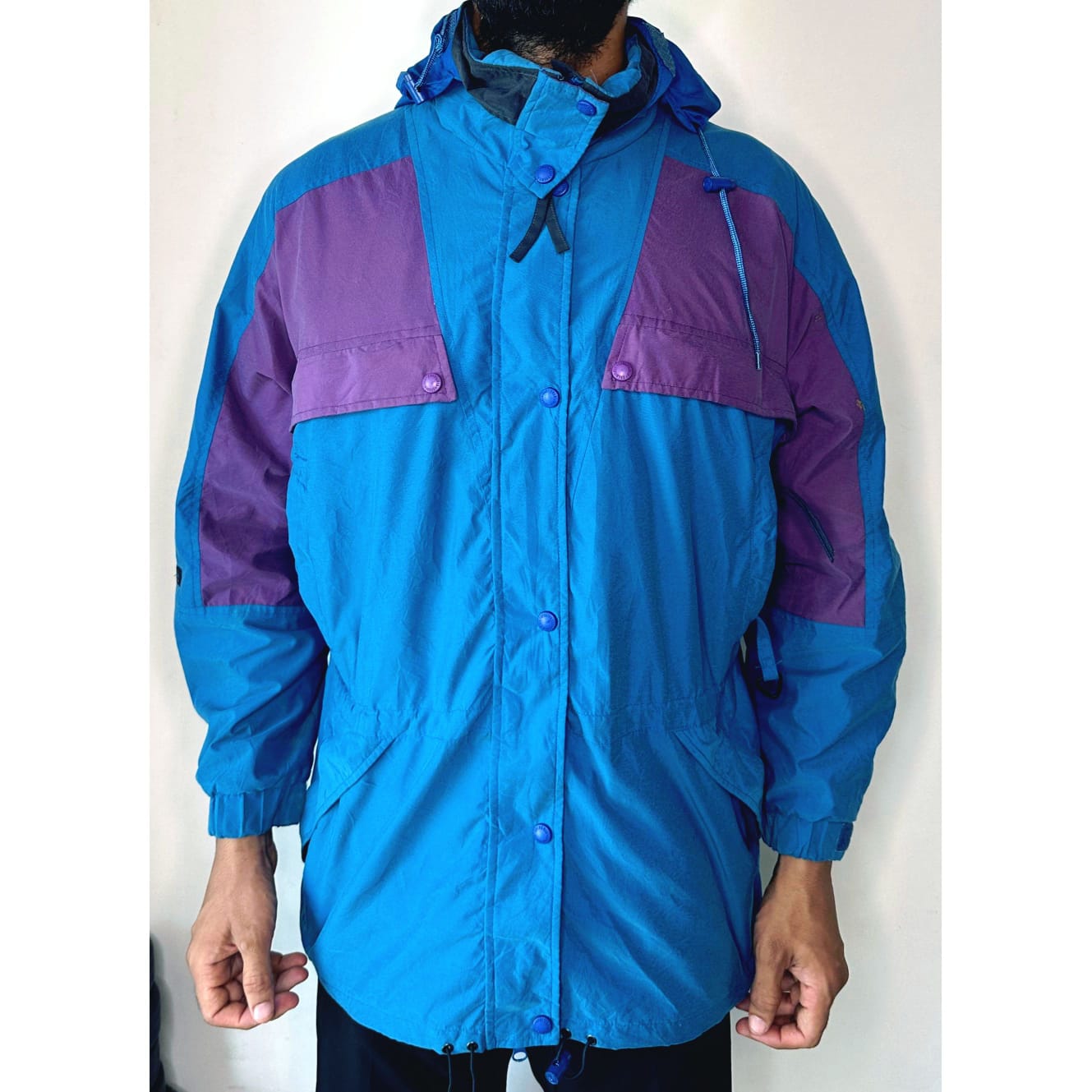 COLUMBIA SPORTSWEAR DARK BLUE SIZE-XL WINDBREAKER JACKETS