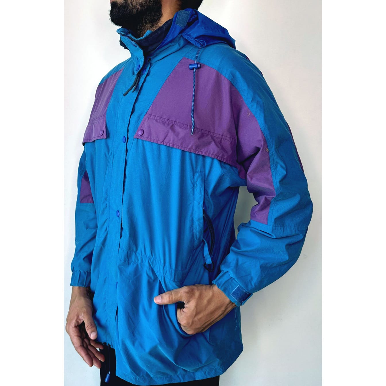 COLUMBIA SPORTSWEAR DARK BLUE SIZE-XL WINDBREAKER JACKETS