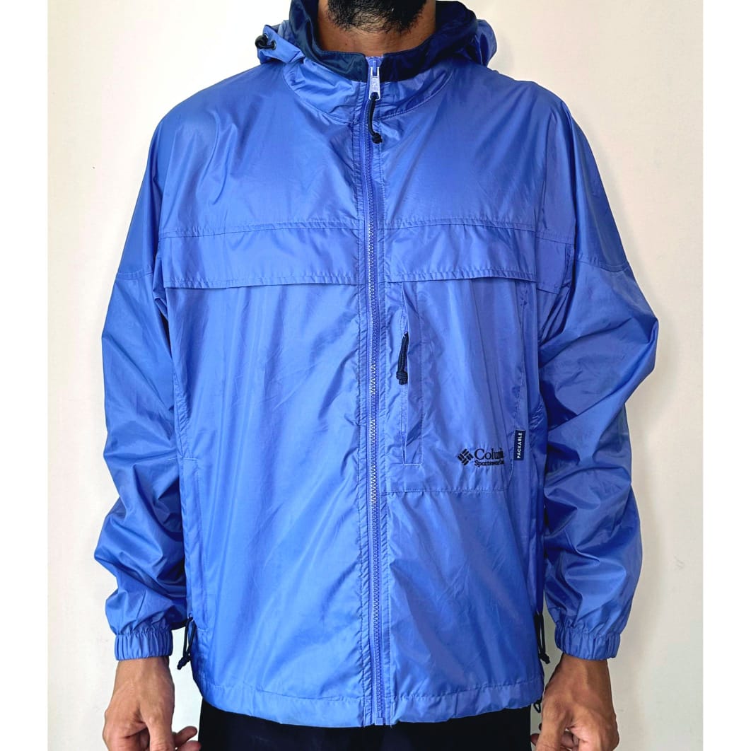 COLUMBIA  SPORTSWEAR BLUE SIZE- XL WINDBREAKER JACKETS