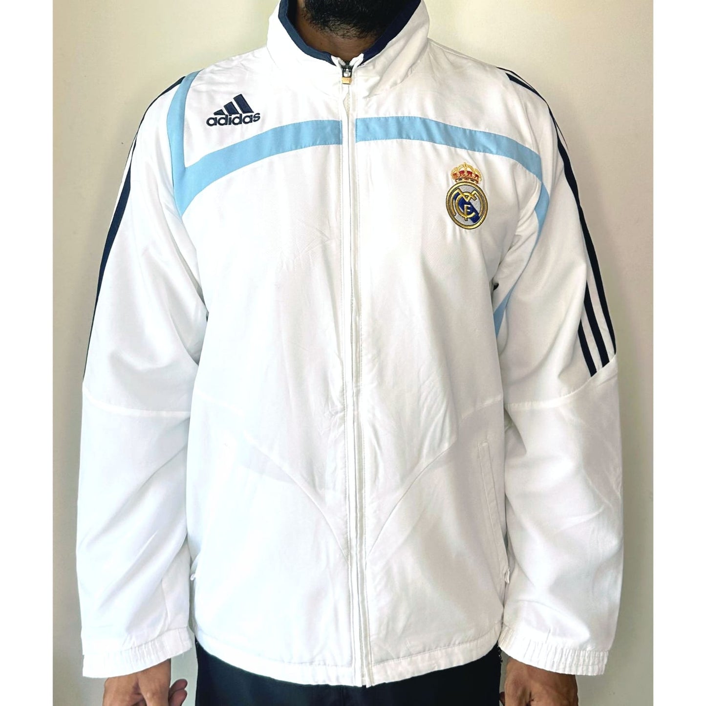 ADIDAS REAL MADRID SIZE-L WINDBREAKER JACKETS