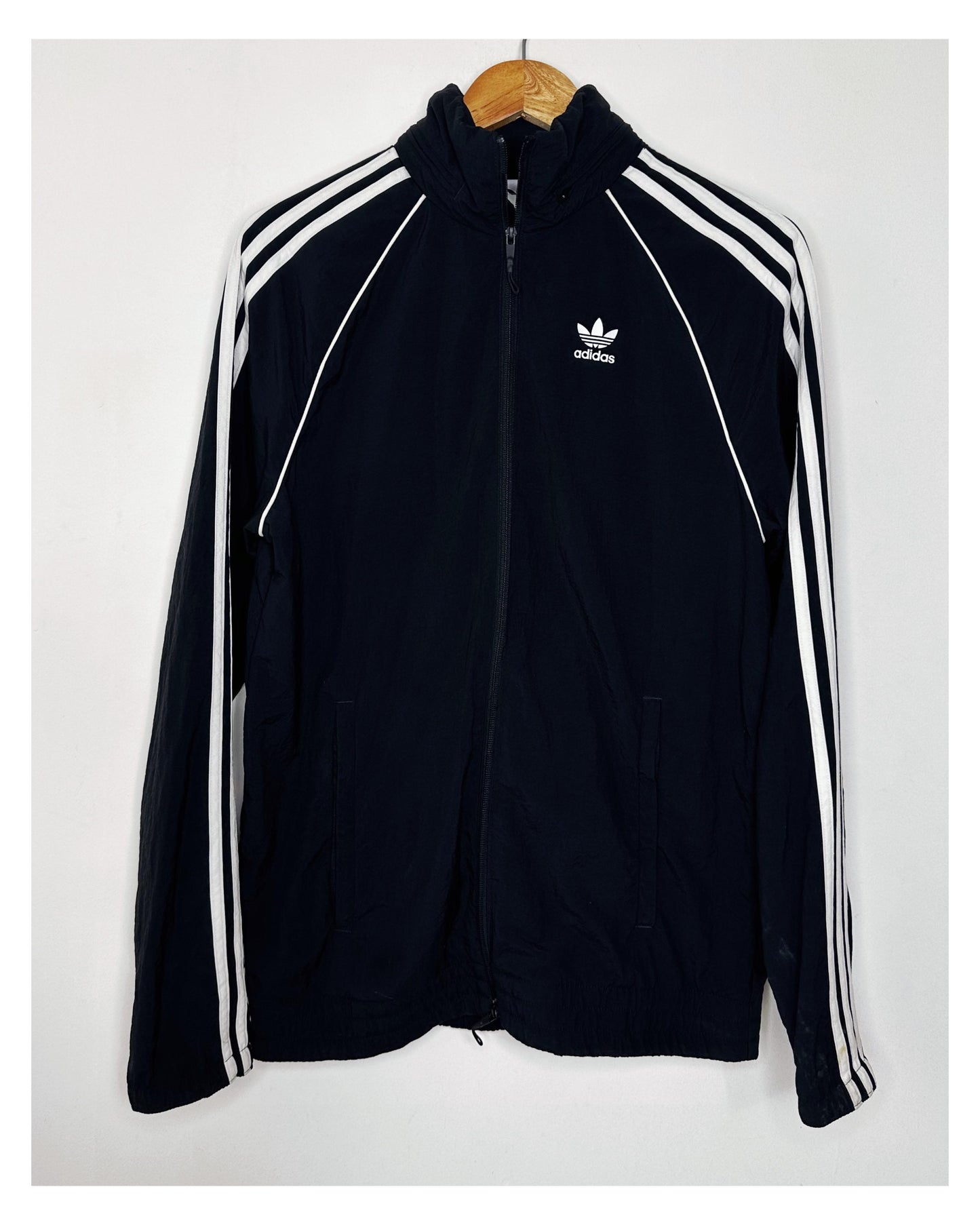 ADIDAS BLACK SIZE- L SPORTSWEAR JACKET