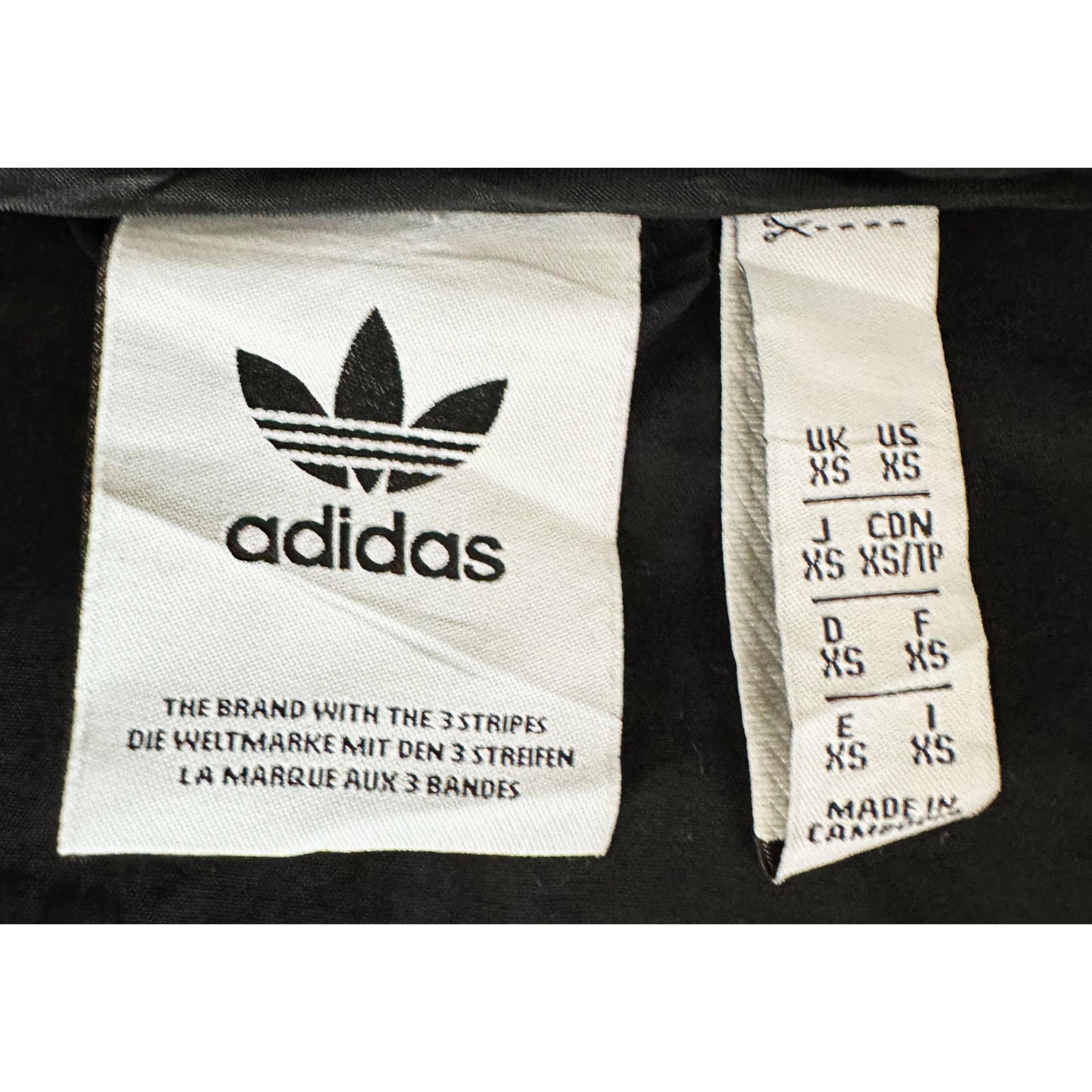 ADIDAS BLACK SIZE- L SPORTSWEAR JACKET