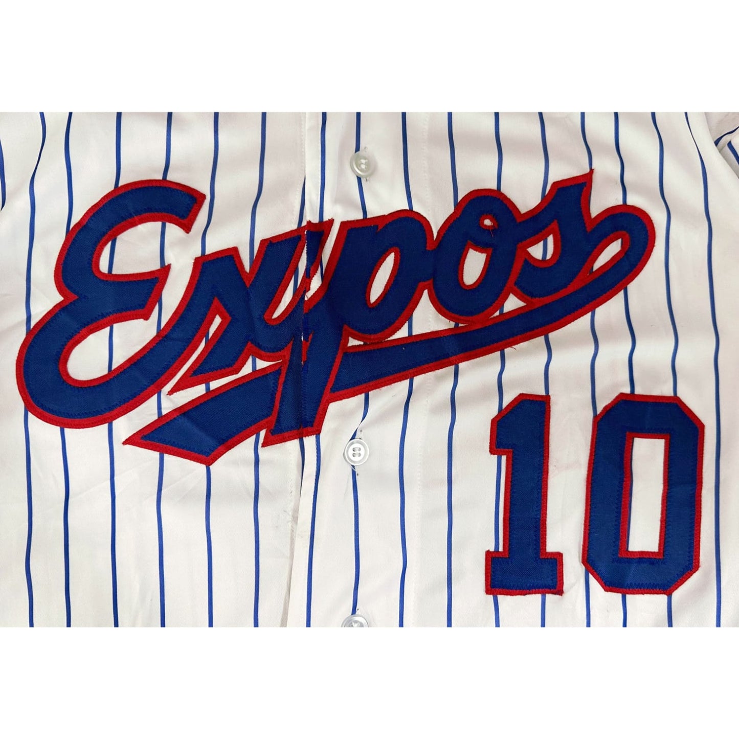 EXPOS NUMBER-10 DAWSON SIZE-4XL BASEBALL JERSEYS