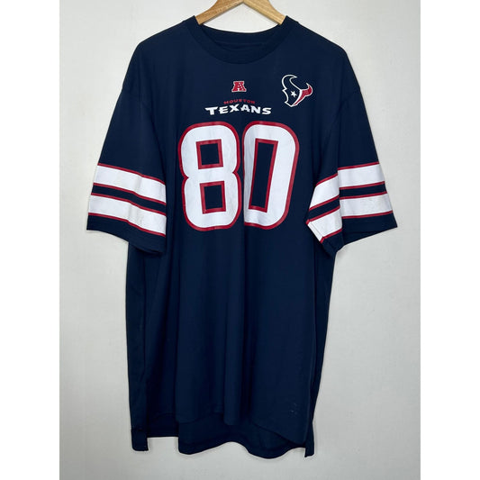 TEXANS NUMBER -80 JOHNSON  SIZE- 2XL NFL JERSEYS