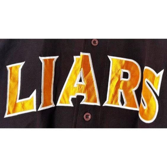 LIARS BASEBALL TEAM JAY YOON NO 52 SIZE-L BASEBALL JERSEYS