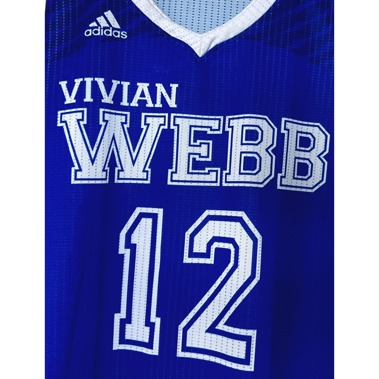 ADIDAS VIVIAN WEBB NO 12 SIZE- S BASKETBALL JERSEYS