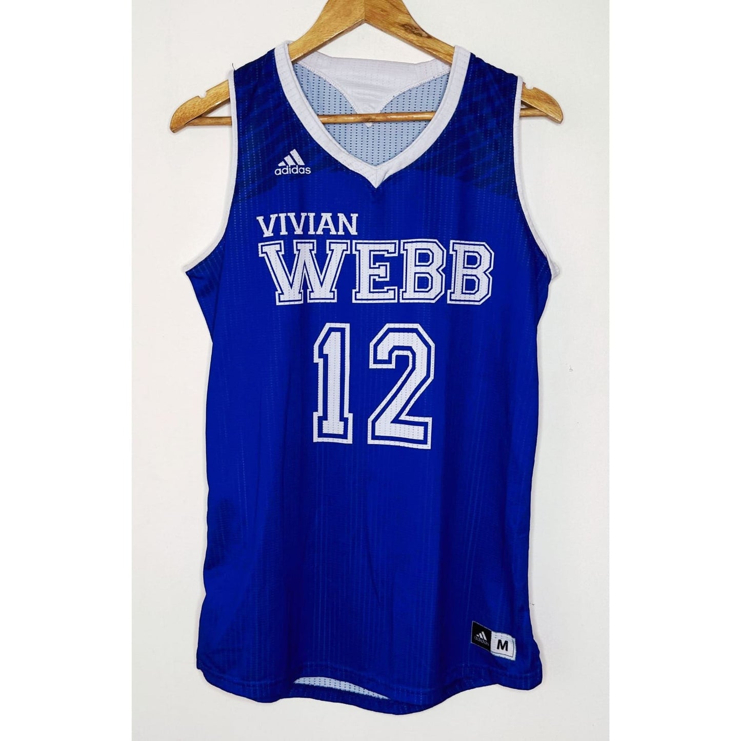 ADIDAS VIVIAN WEBB NO 12 SIZE- S BASKETBALL JERSEYS