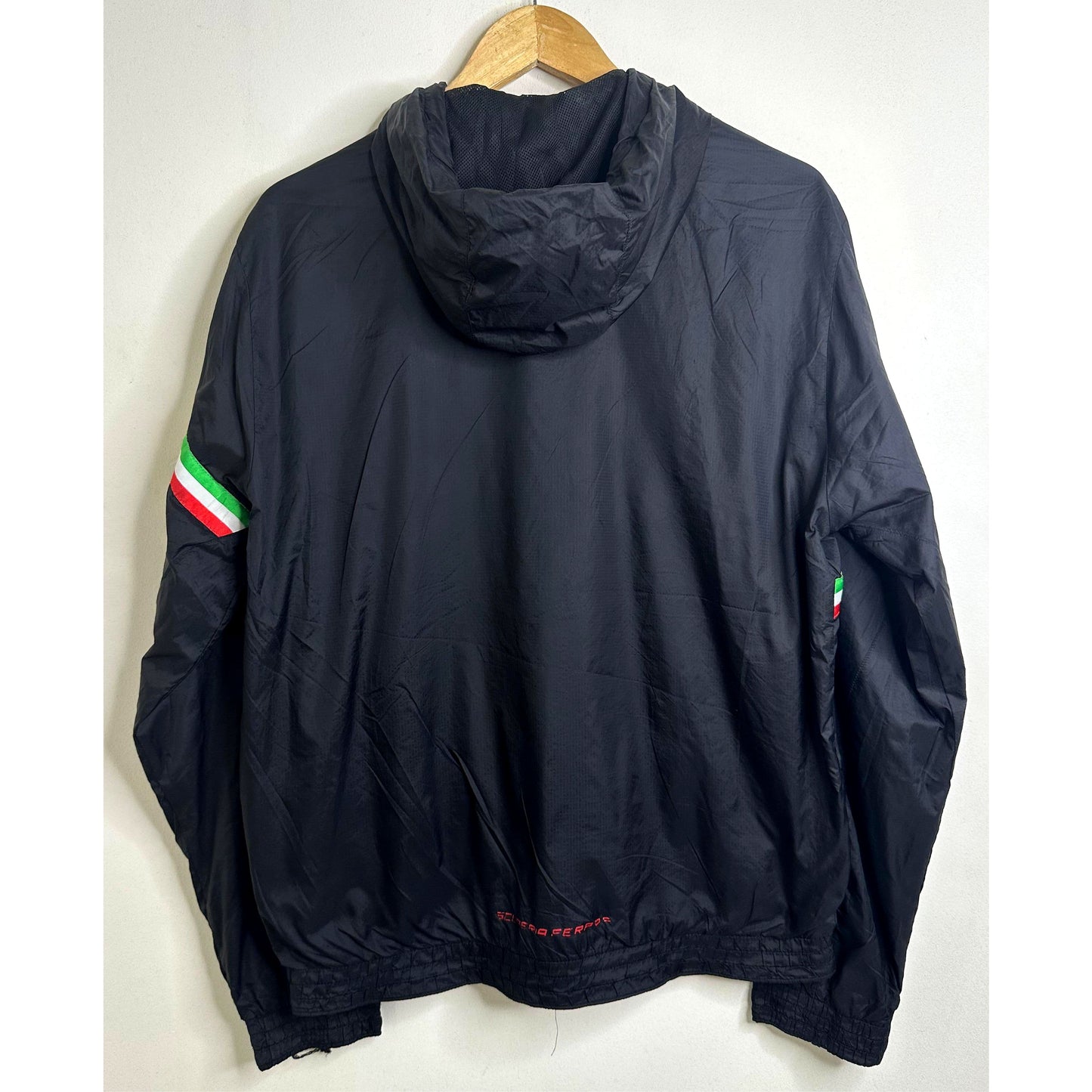 FERRARI BLACK SIZE- M WINDBREAKER JACKETS