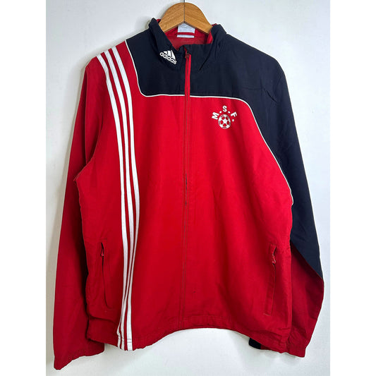 ADIDAS RED SIZE- XL WINDBREAKER JACKETS