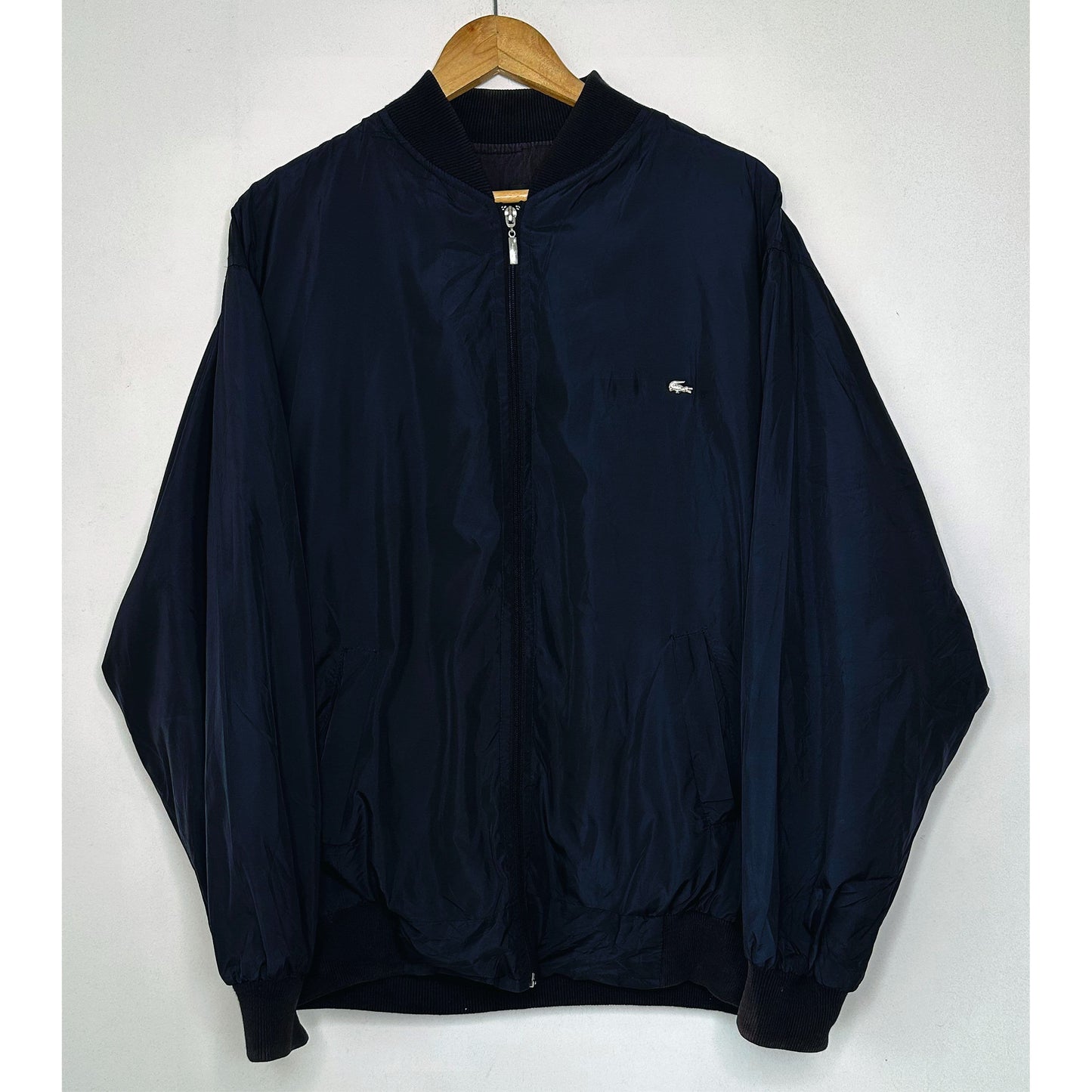 LACOSTE MADE IN FRANCE BLACK SIZE- XL WINDBREAKER JACKETS