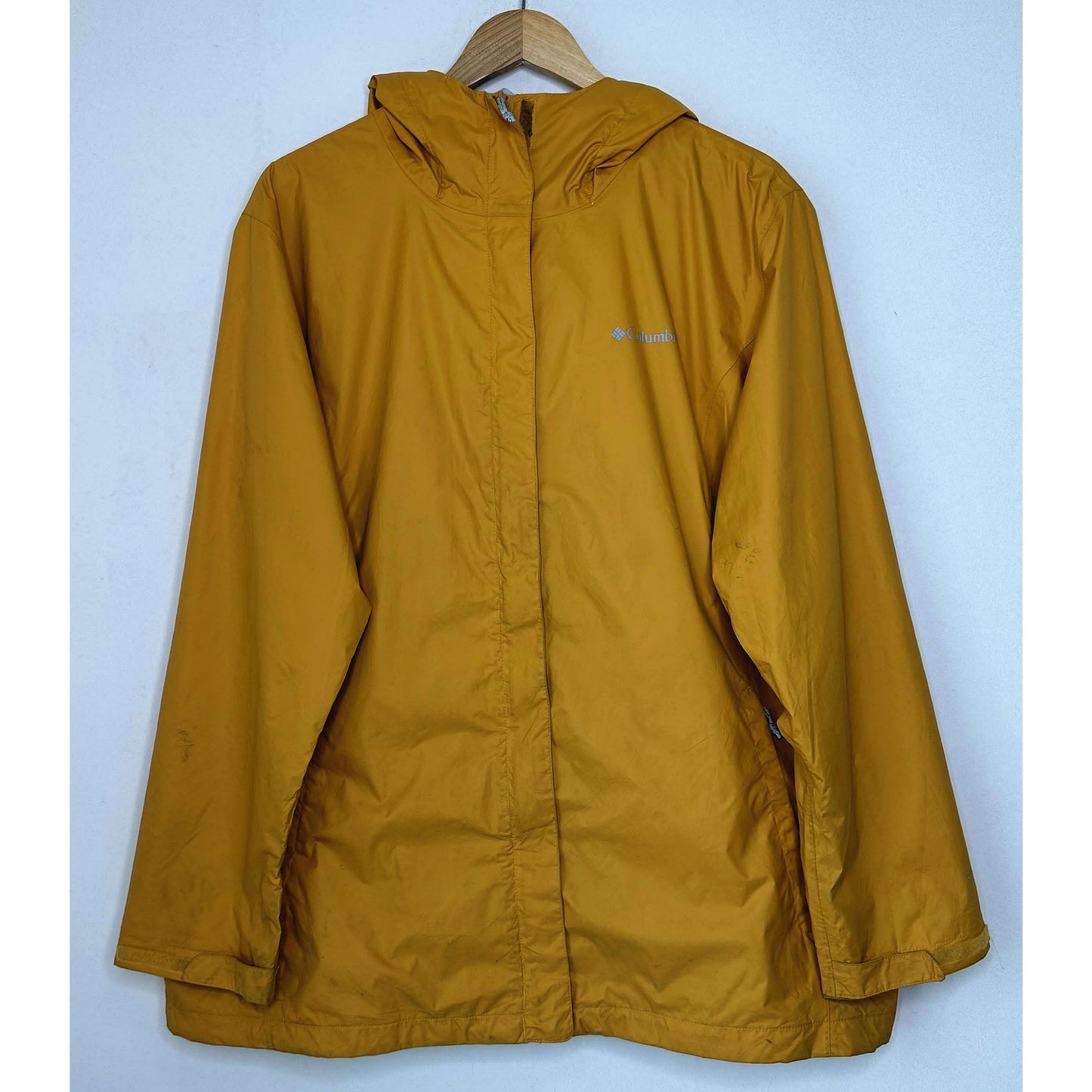 COLUMBIA YELLOW SIZE-2XL WINDBREAKER JACKETS