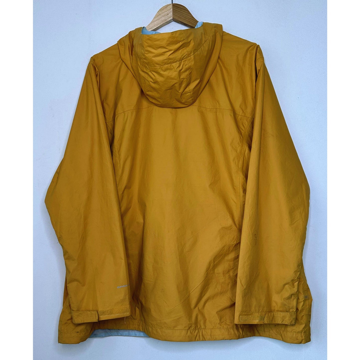 COLUMBIA YELLOW SIZE-2XL WINDBREAKER JACKETS