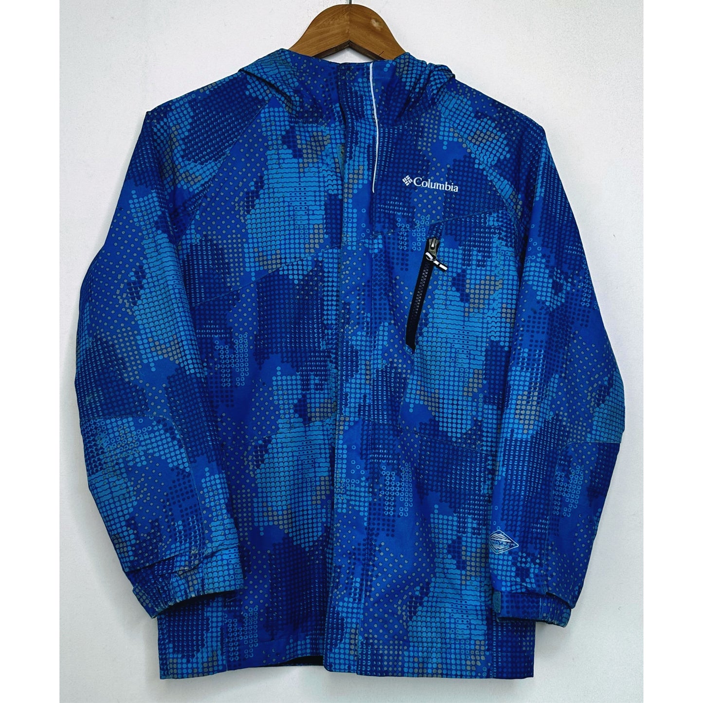 COLUMBIA BLUE SIZE- S WINDBREAKER JACKETS