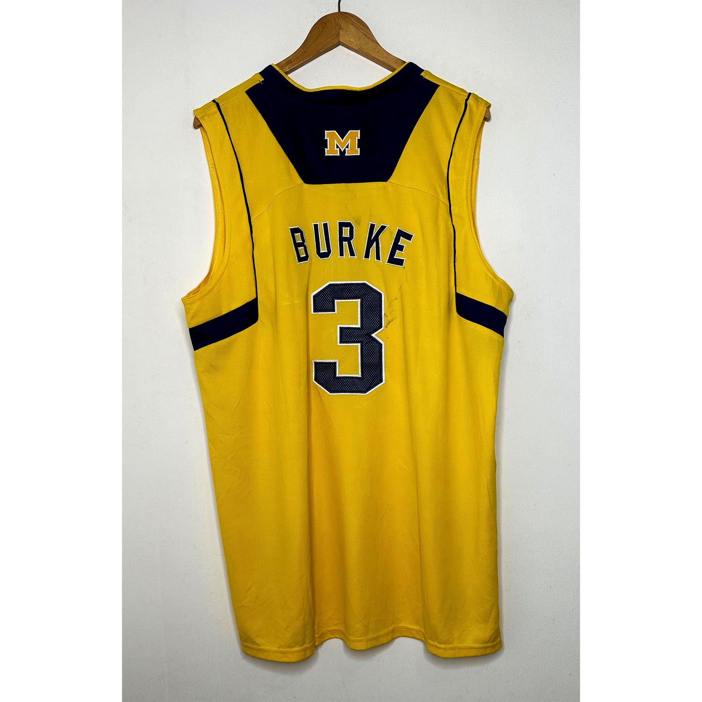 MICHIGAN BURKE NUMBER-3 SIZE-  XL BASKETBALL JERSEYS