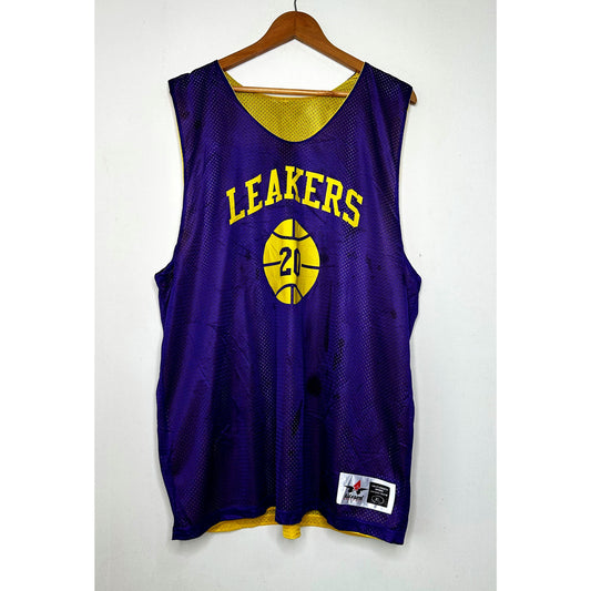 LEAKERS NUMBER-20 REVERSABLE SIZE-XL BASKETBALL JERSEYS