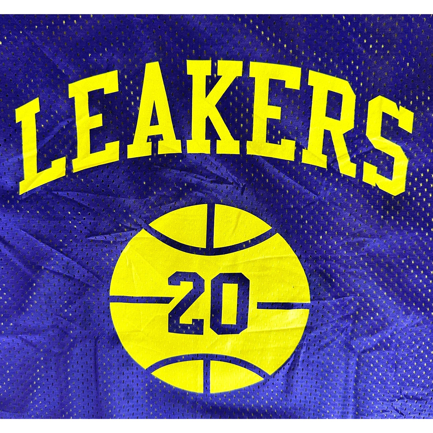 LEAKERS NUMBER-20 REVERSABLE SIZE-XL BASKETBALL JERSEYS