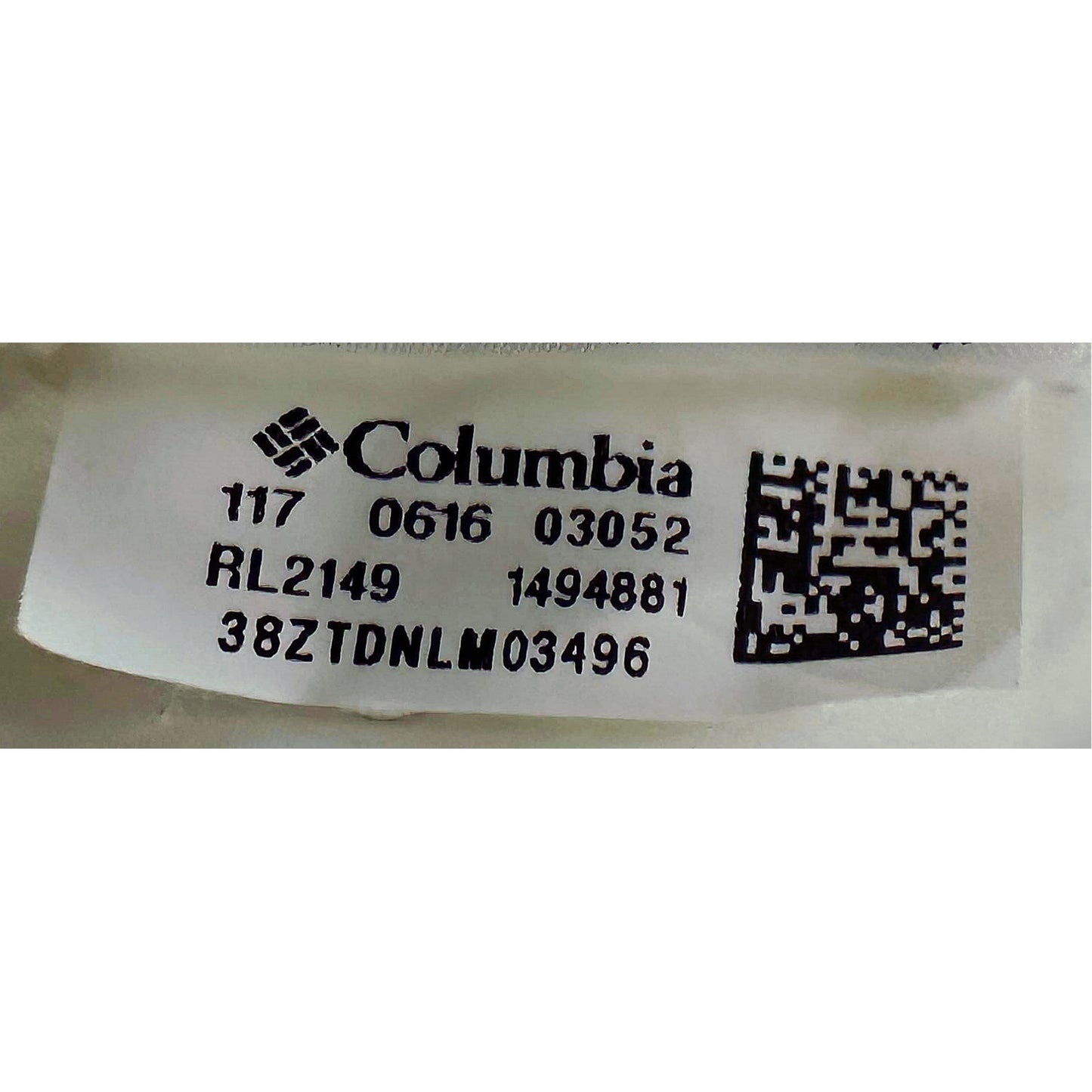 COLUMBIA WHITE SIZE- L WINDBREAKER JACKETS