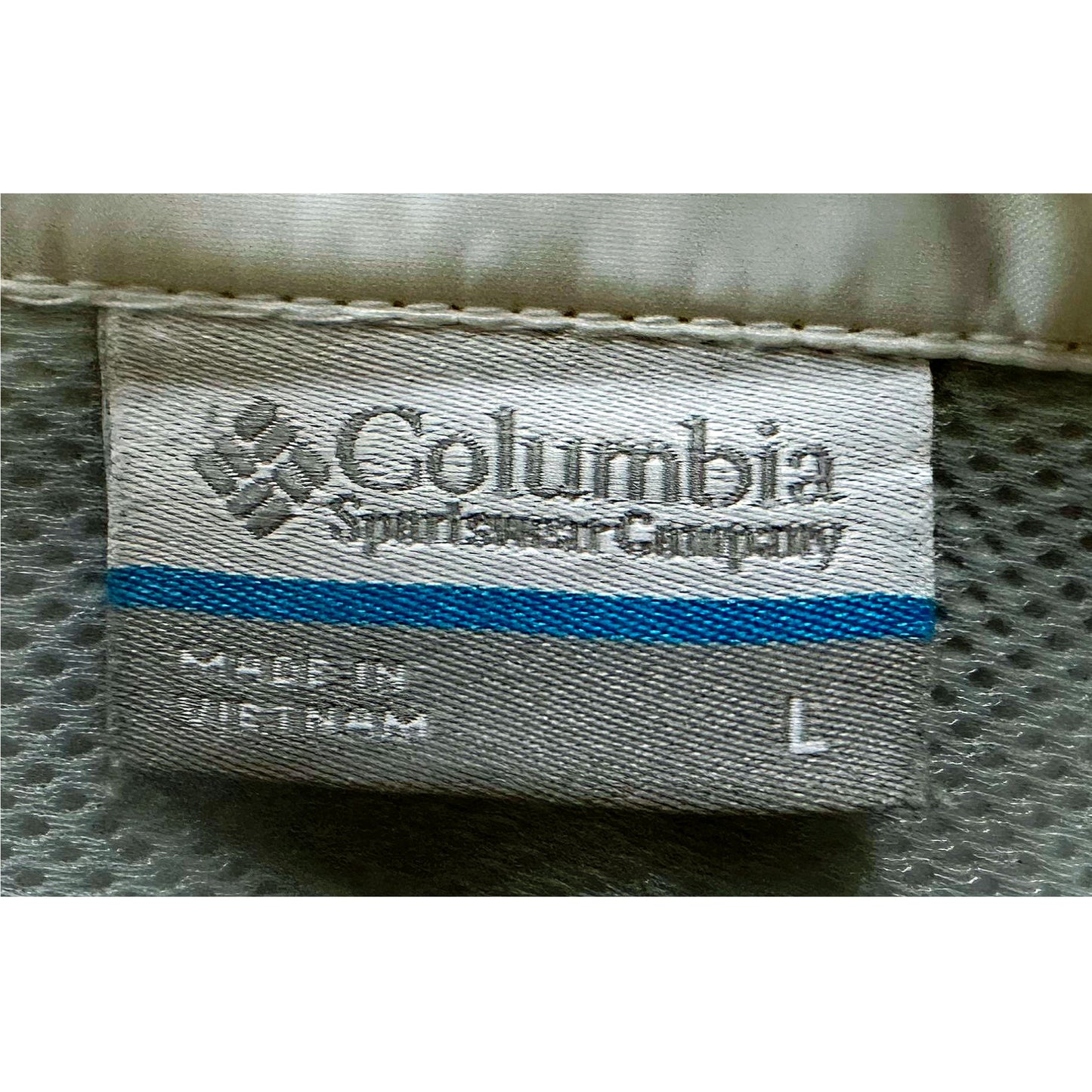 COLUMBIA WHITE SIZE- L WINDBREAKER JACKETS