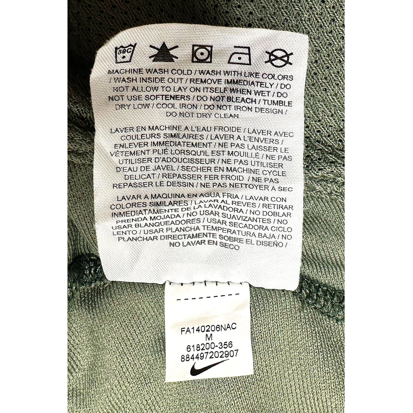 NIKE GREEN SIZE-M SHORTS TRACKS & SHORTS