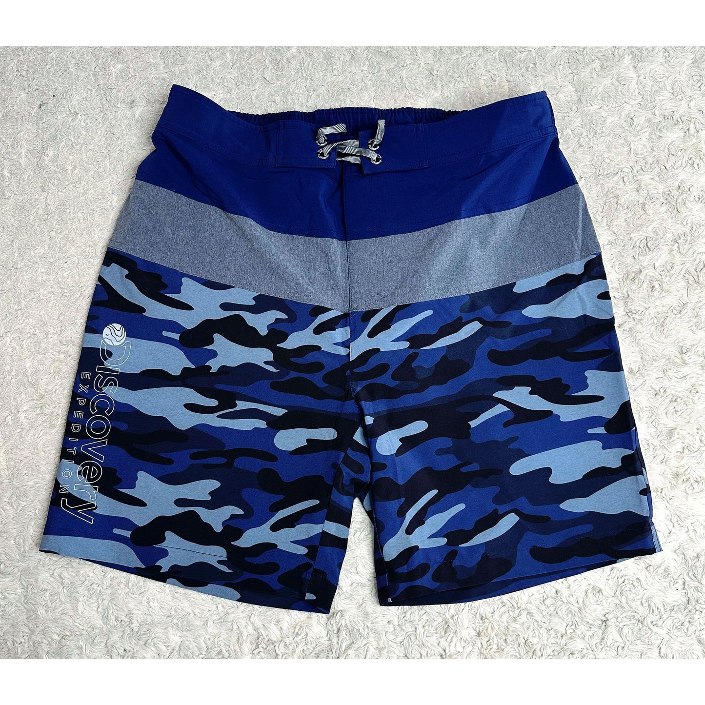 DISCOVERY EXPEDITION  BLUE SIZE-L SHORTS