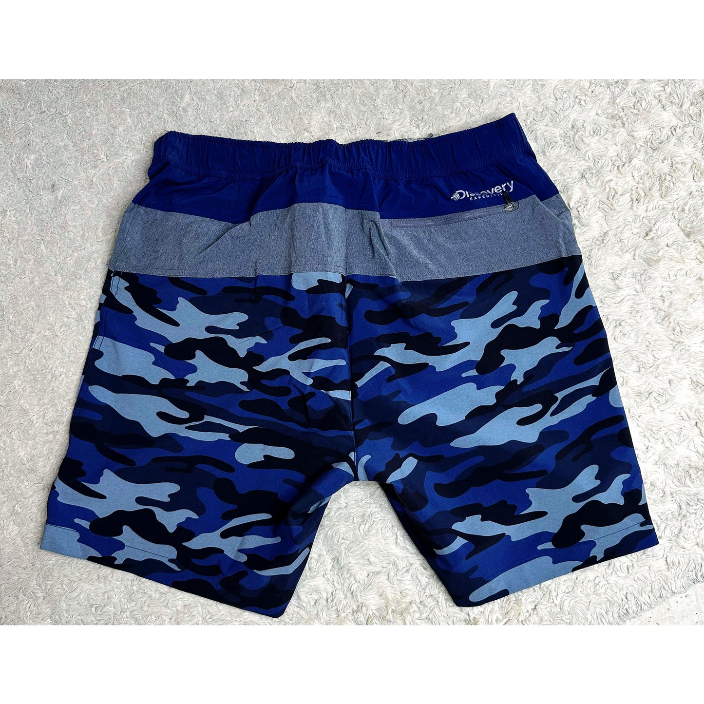 DISCOVERY EXPEDITION  BLUE SIZE-L SHORTS