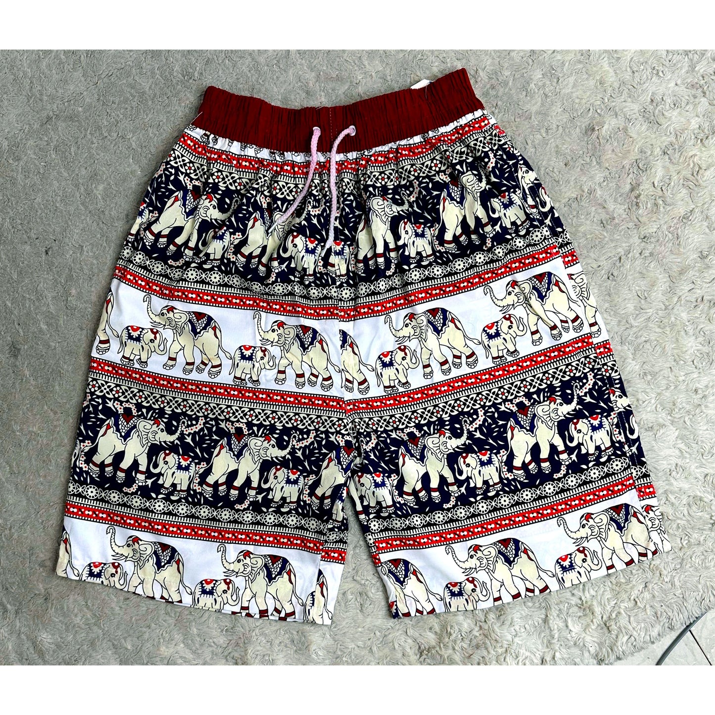 MULTICOLOR  PRINT SIZE-L SHORTS