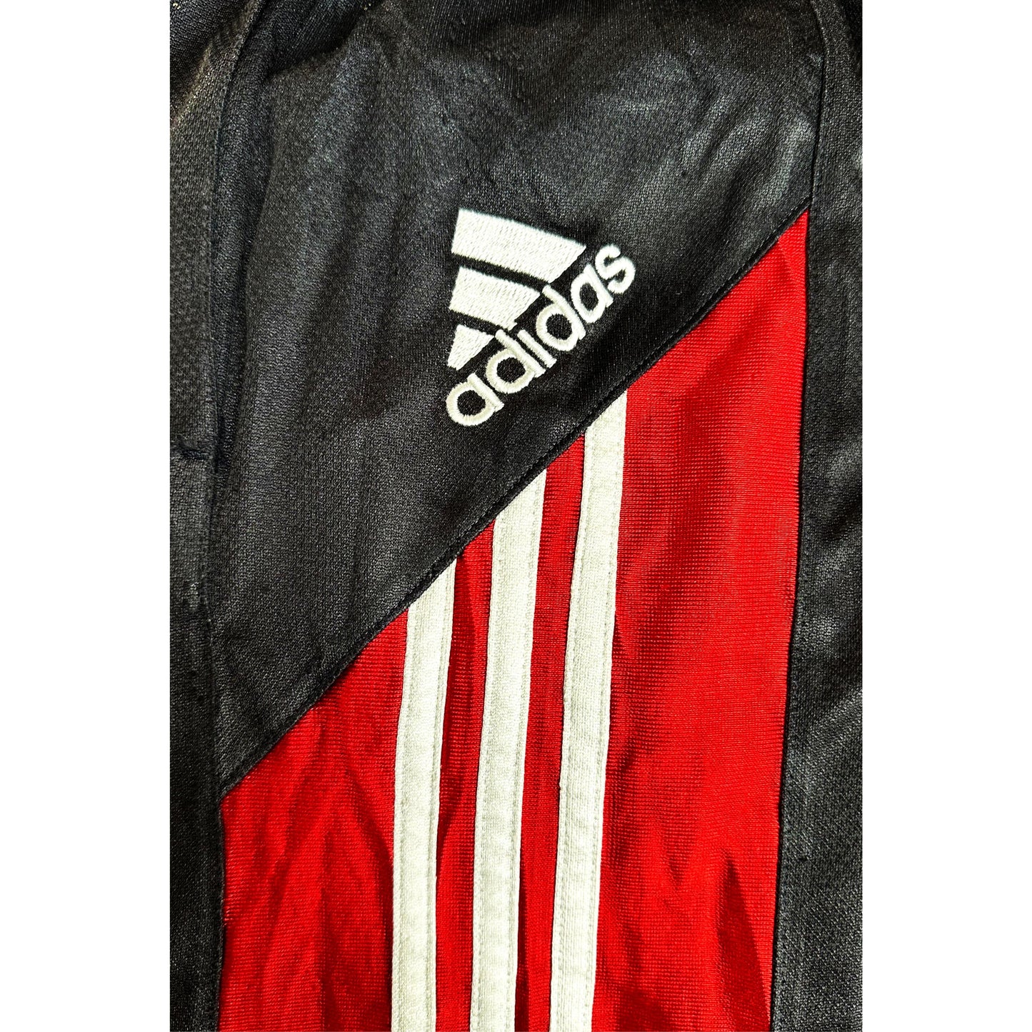 ADIDAS BLACK & RED SIZE-L SHORTS