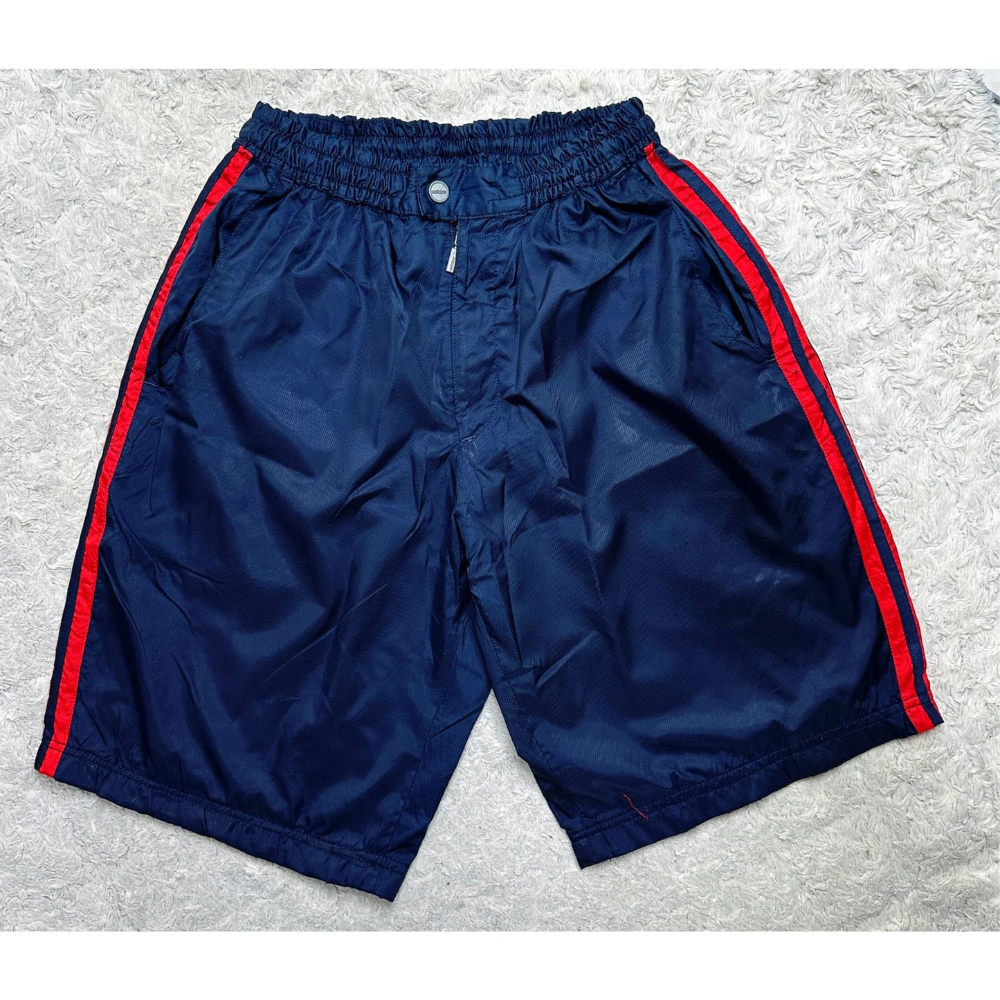 DARK BLUE & RED LINES SIZE- XL SHORTS