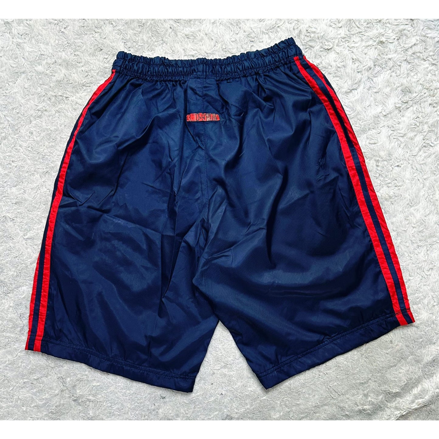 DARK BLUE & RED LINES SIZE- XL SHORTS