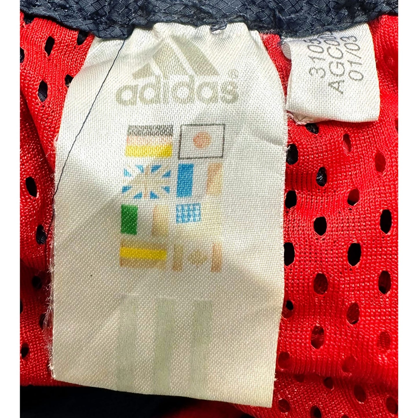 ADIDAS RED SIZE- M SHORTS