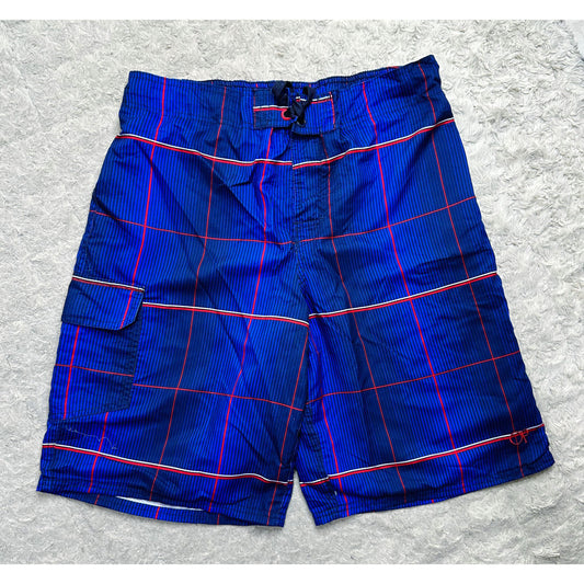 OP DARK BLUE & RED LINES SIZE-M SHORTS