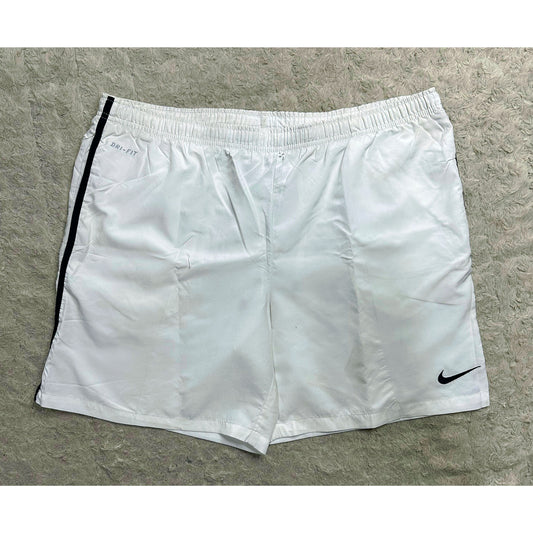 NIKE DRI-FIT WHITE SIZE-XL SHORTS