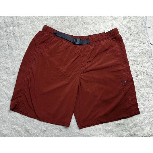 COLUMBIA RED SIZE-XL SHORTS