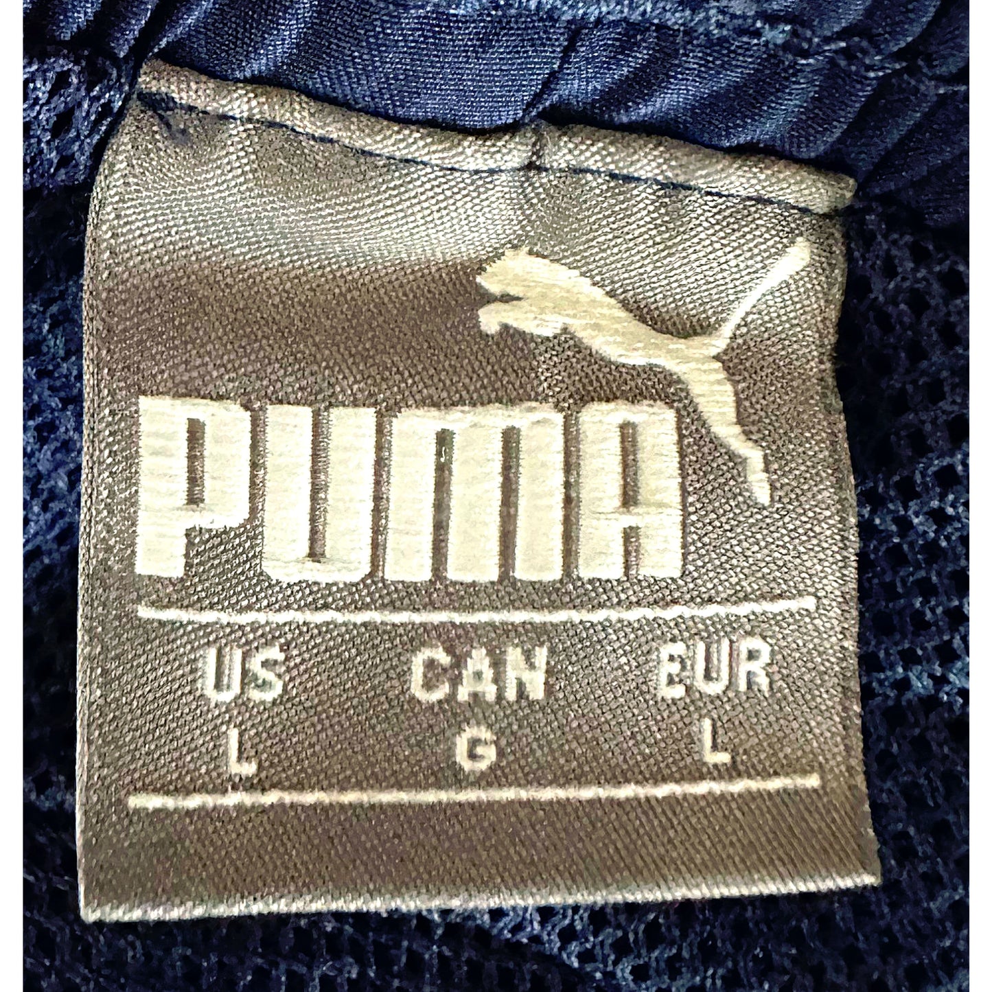 PUMA DARK BLUE SIZE-L TRACKS PANTS