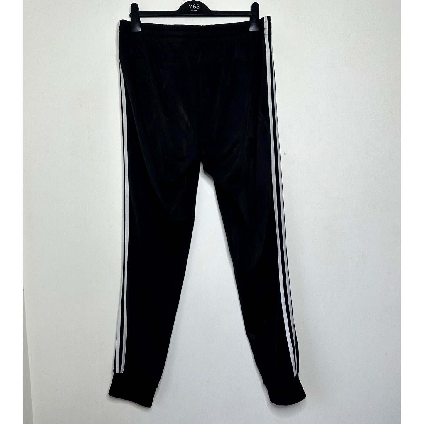 ADIDAS BLACK SIZE-XL TRACKS PANTS