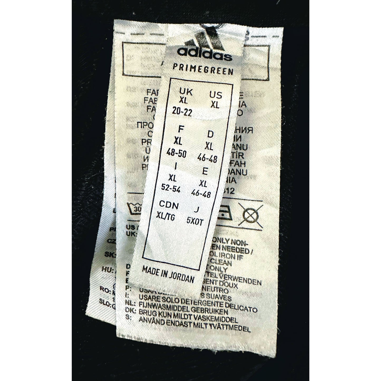 ADIDAS BLACK SIZE-XL TRACKS PANTS