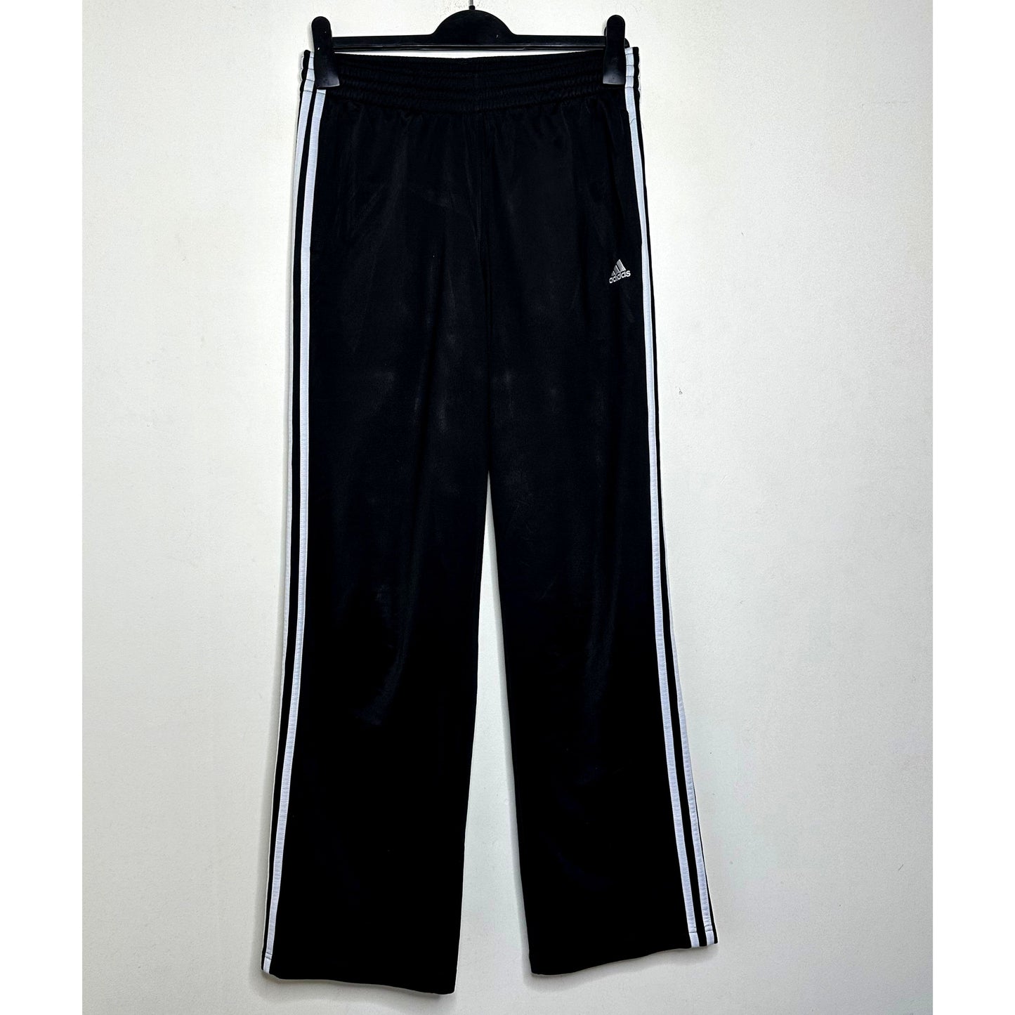 ADIDAS BLACK SIZE-M TRACKS PANTS