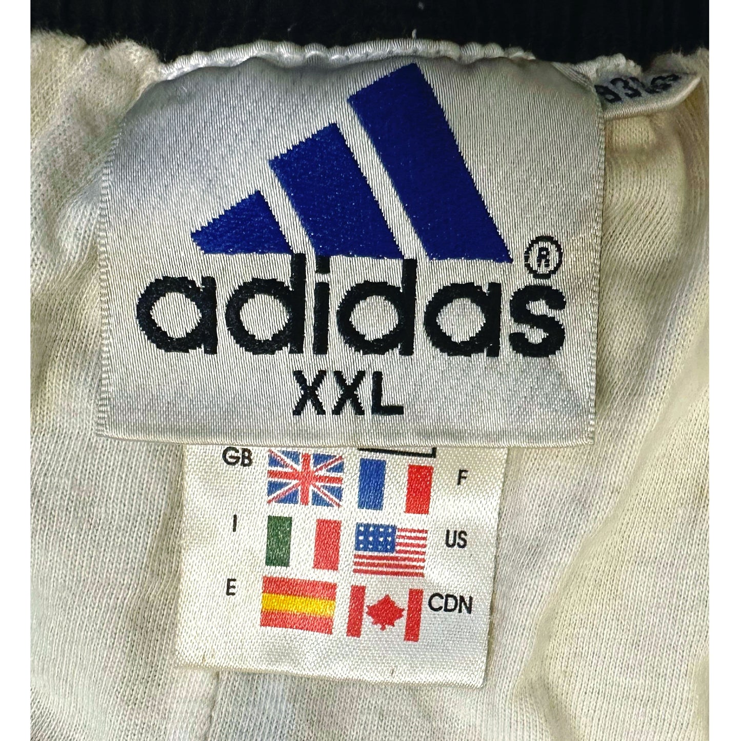 ADIDAS BLACK SIZE-XXL TRACKS PANTS