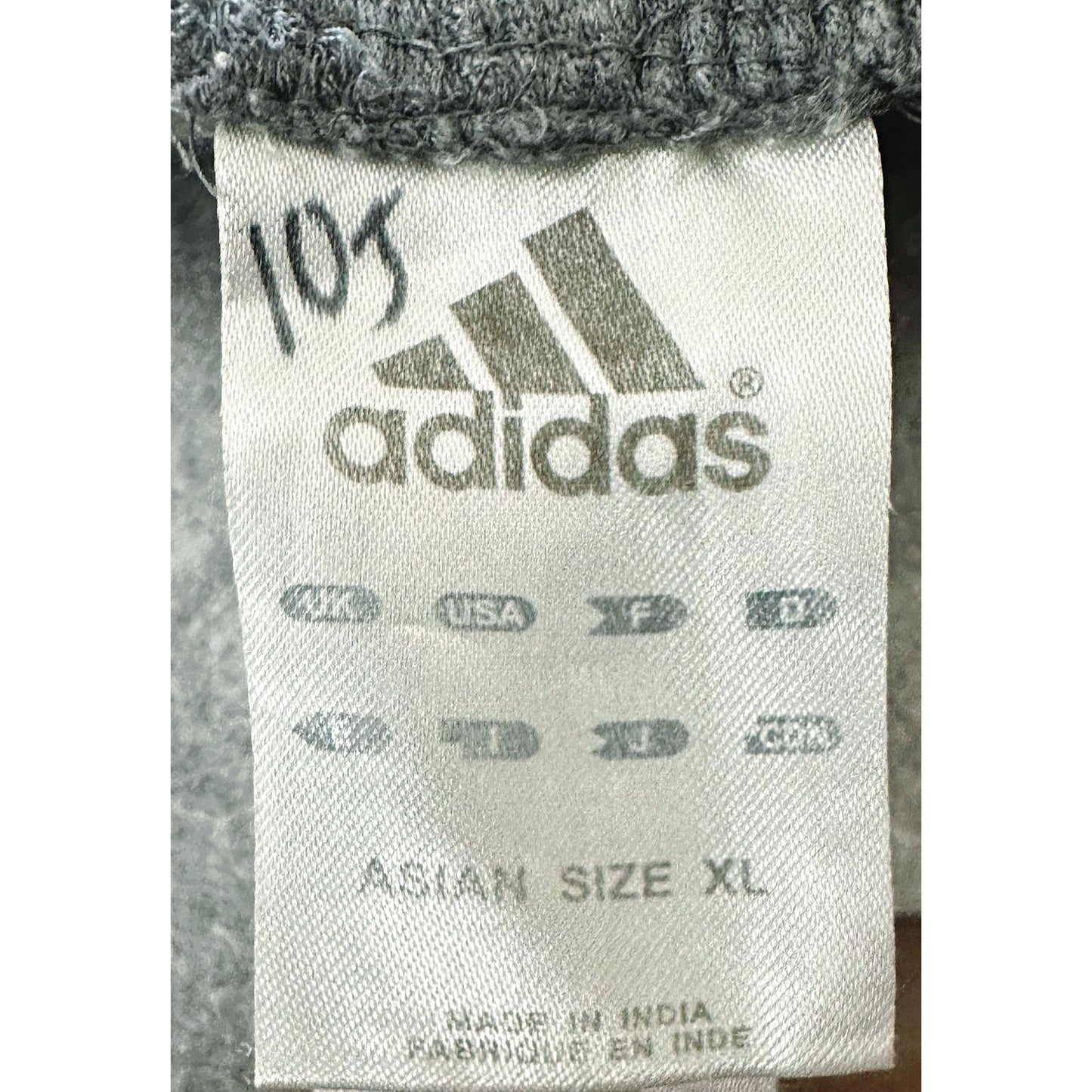 ADIDAS GREY  SIZE-XL TRACKS PANTS