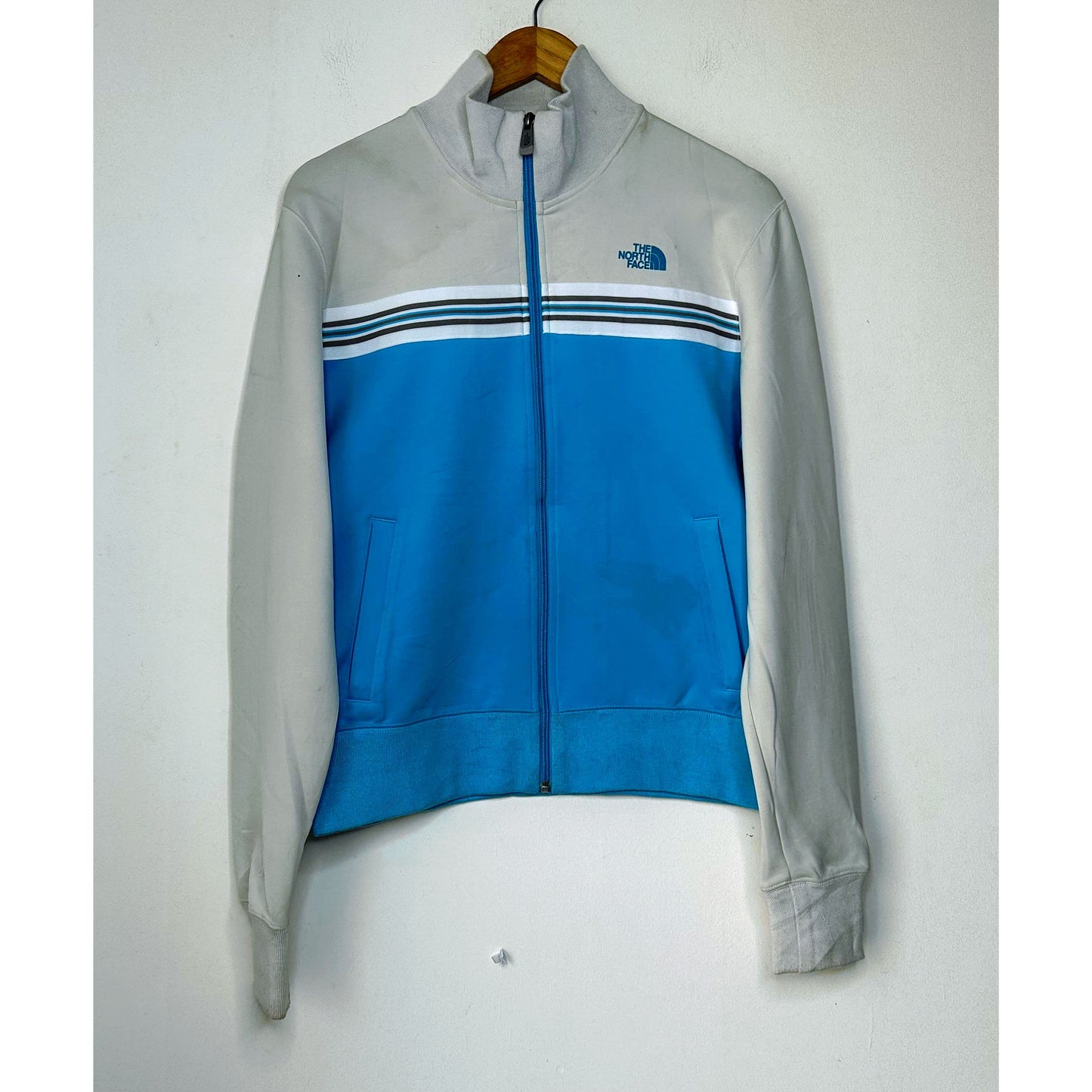 THE NORTH FACE BLUE GREY SIZE- M SPORTSWEAR JACKET