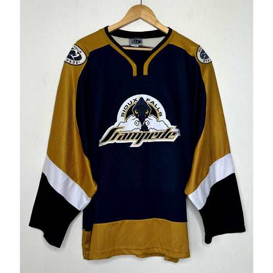 SIOUX FALLS STAMPEDE SIZE-2XL ICE HOCKEY JERSEYS