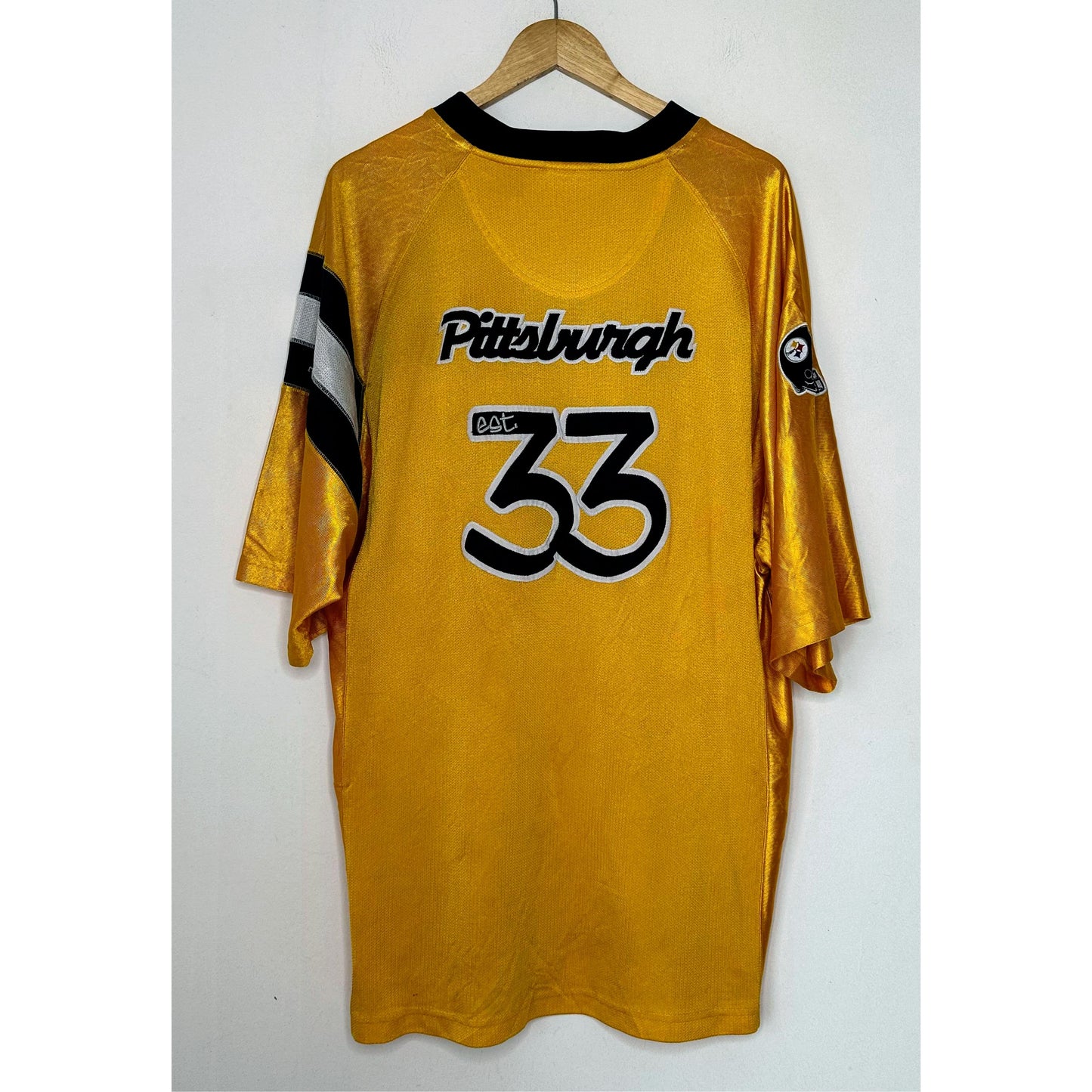 STEELERS PITTSLRURGH NUMBER-33 SIZE-L NFL JERSEYS