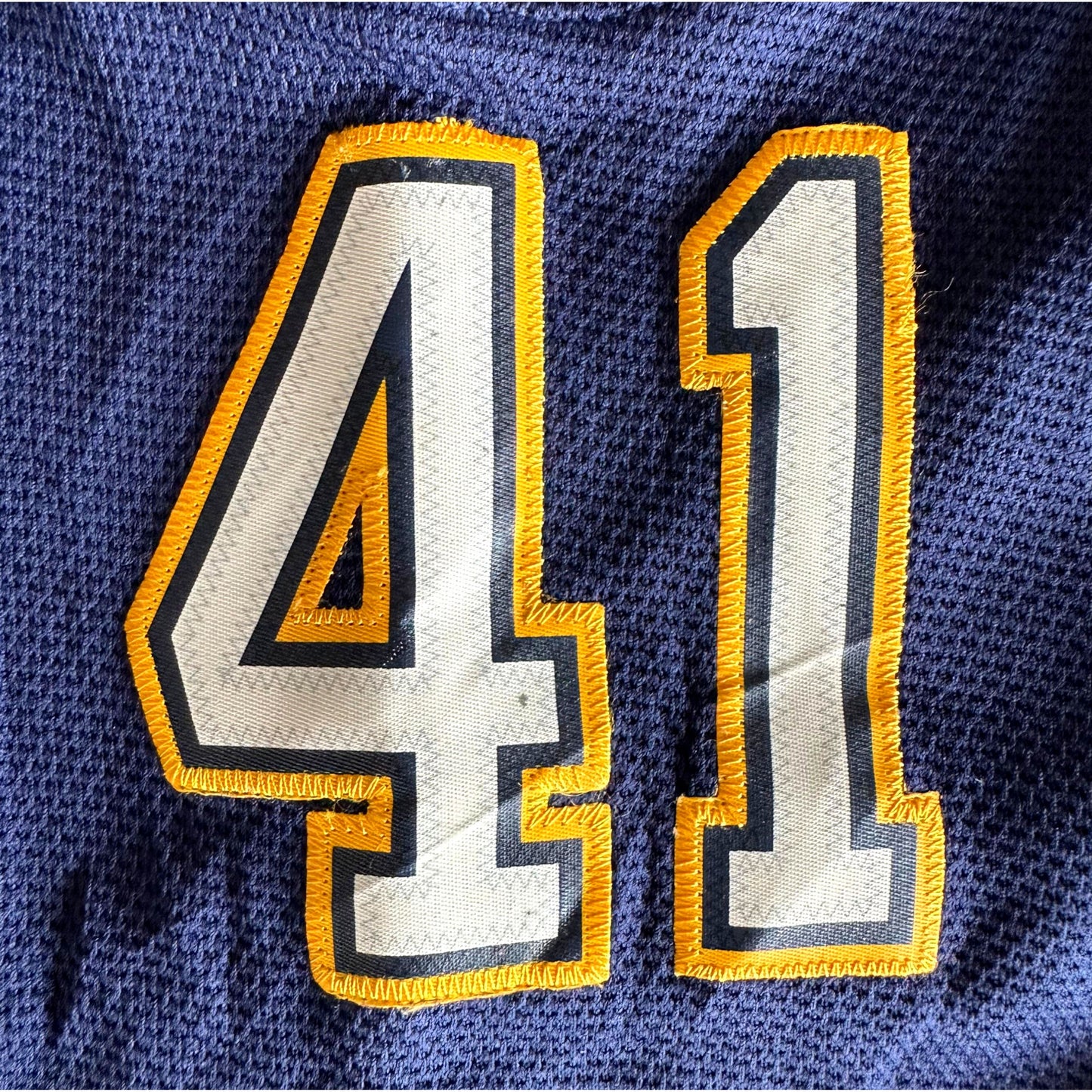 ST LOUIS BLUES REEBOK NUMBER-41 SIZE-XL ICE HOCKEY JERSEYS