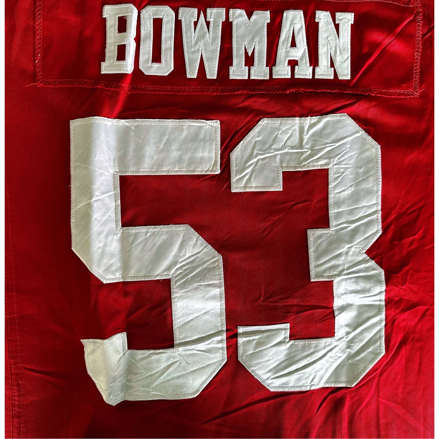 NIKE 49ERS BOWMAN NUMBER-53 SIZE- XL NFL JERSEYS