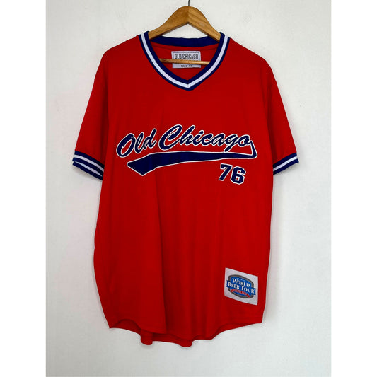 OLD CHICAGO  RED SIZE-XL PREMIUM DRY-FIT