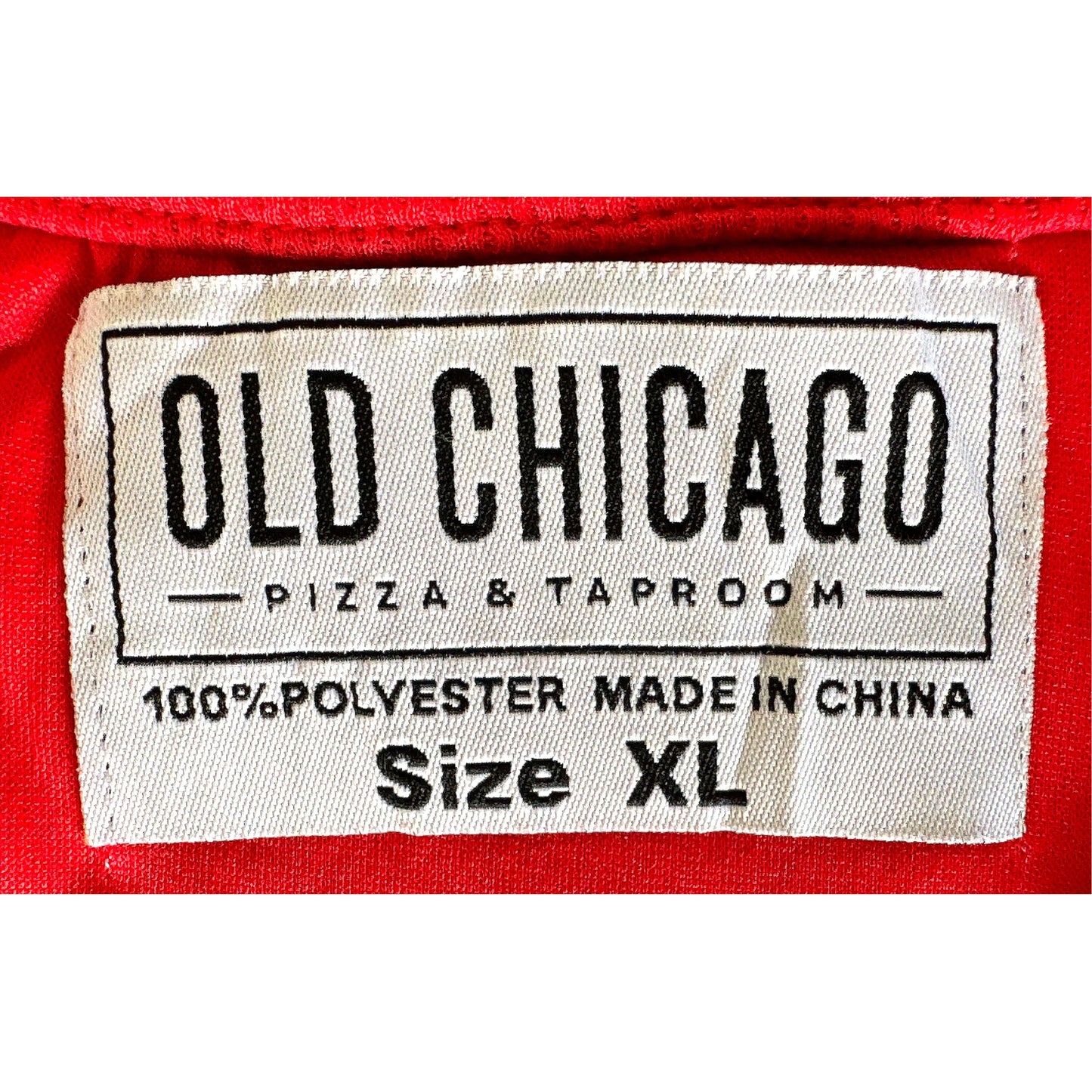 OLD CHICAGO  RED SIZE-XL PREMIUM DRY-FIT