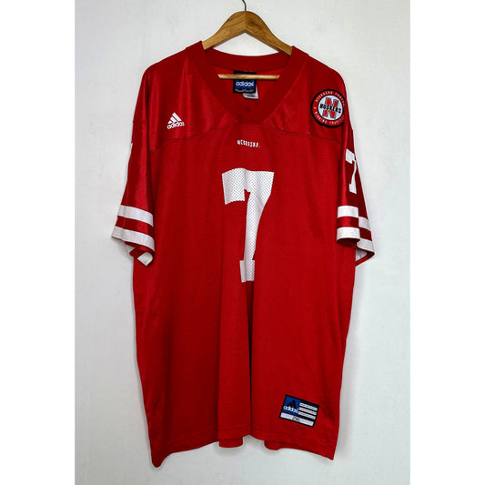 ADIDAS RED NO 7 SIZE- 2XL NFL JERSEYS