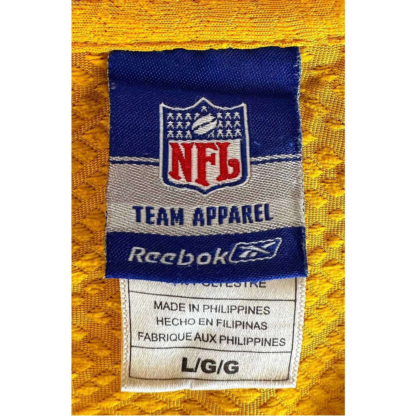 REEBOK NFL YELLOW  SIZE-XL PREMIUM DRY-FIT