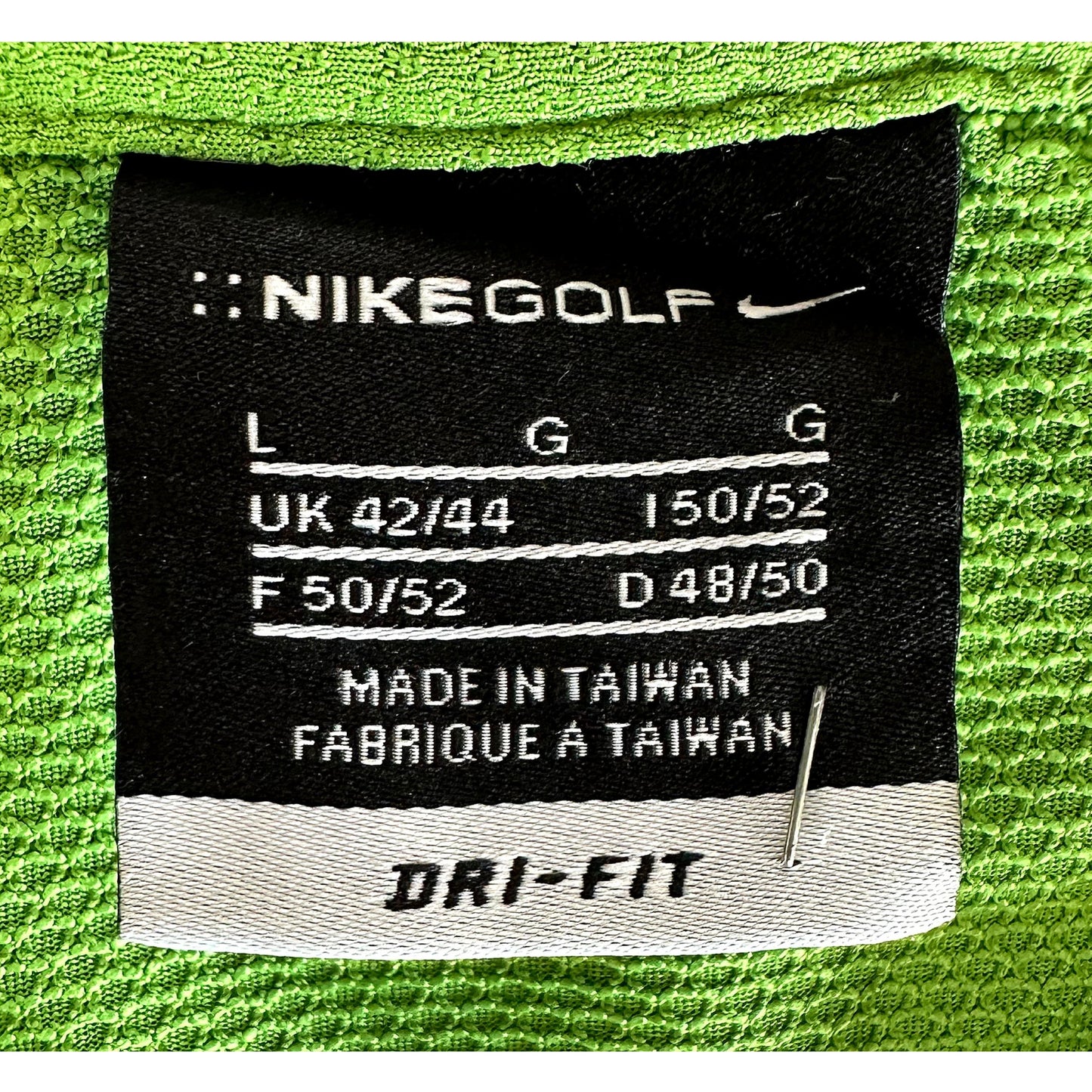 NIKE GREEN SIZE-XL PREMIUM DRY-FIT