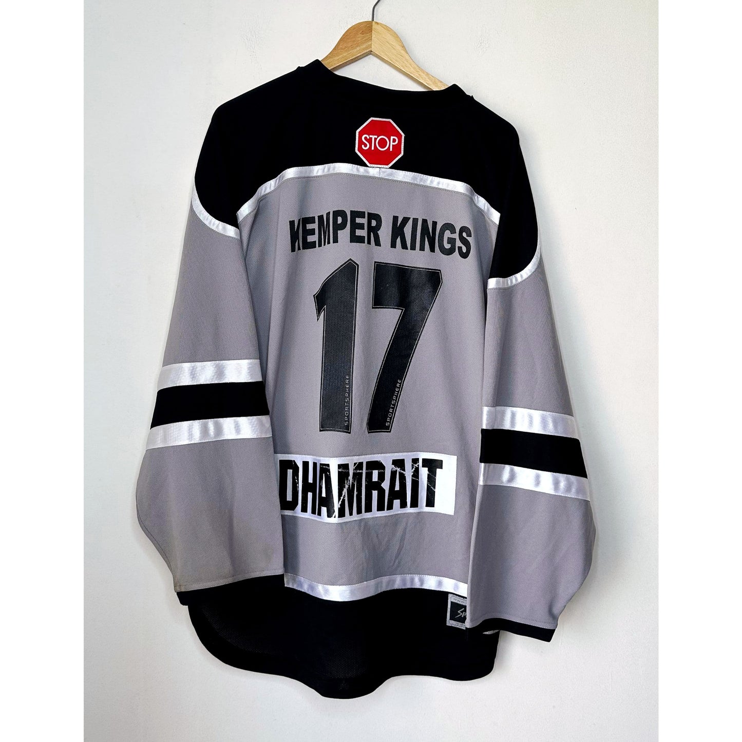 BYHA KEMPER KINGS NO 17 SIZE-2XL ICE HOCKEY JERSEYS